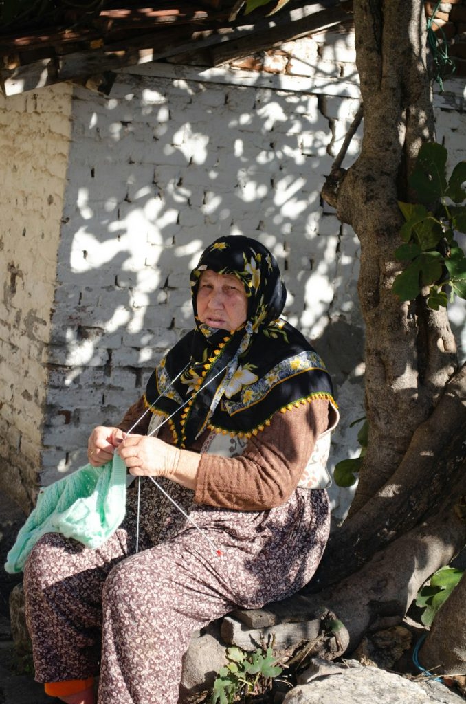 woman-in-brown-and-black-long-sleeve-dress-sitting-on-brown-tree-trunk-za0pzcxjenk
